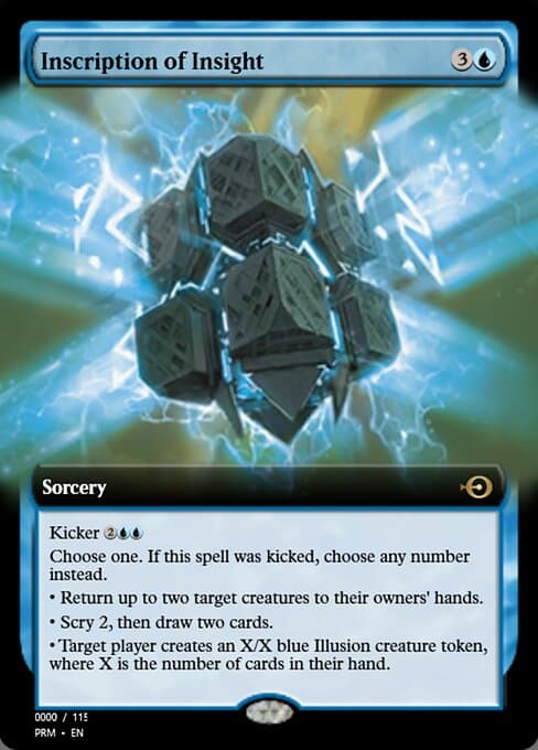 Inscription of Insight from Magic Online Promos (Rare)
