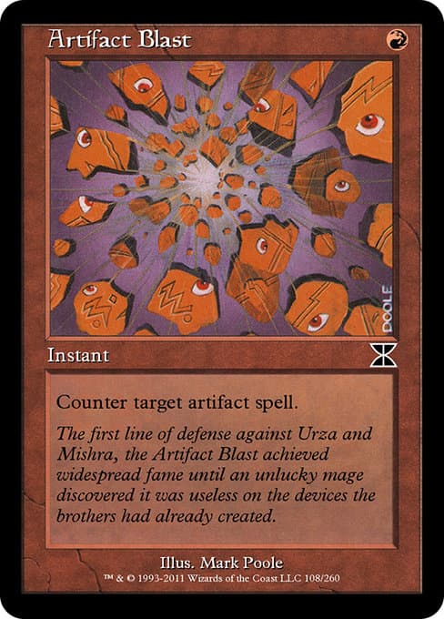 Artifact Blast from Masters Edition IV (Common)