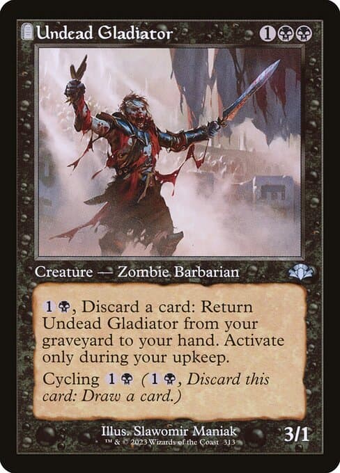 Undead Gladiator from Dominaria Remastered (Uncommon)