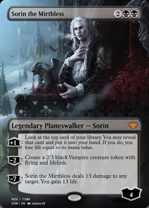 Sorin the Mirthless from Magic Online Promos (Mythic)