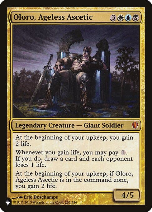 Oloro, Ageless Ascetic from The List (Mythic)