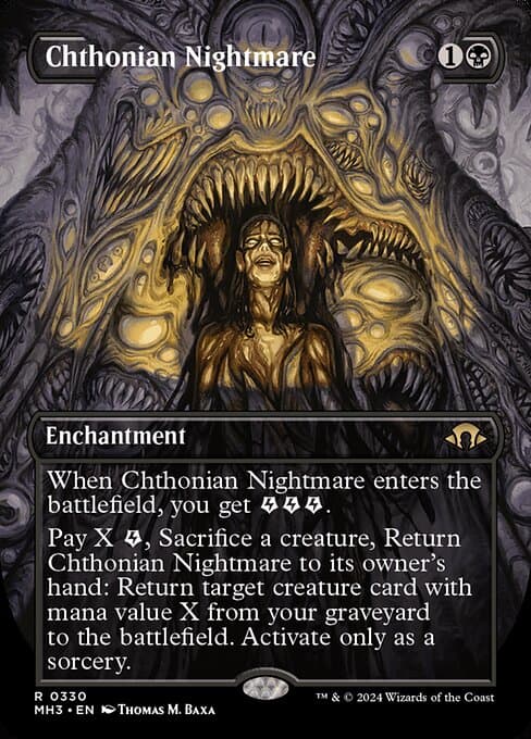 Chthonian Nightmare from Modern Horizons 3 (Rare)