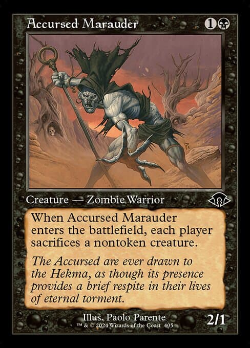 Accursed Marauder from Modern Horizons 3 (Common)