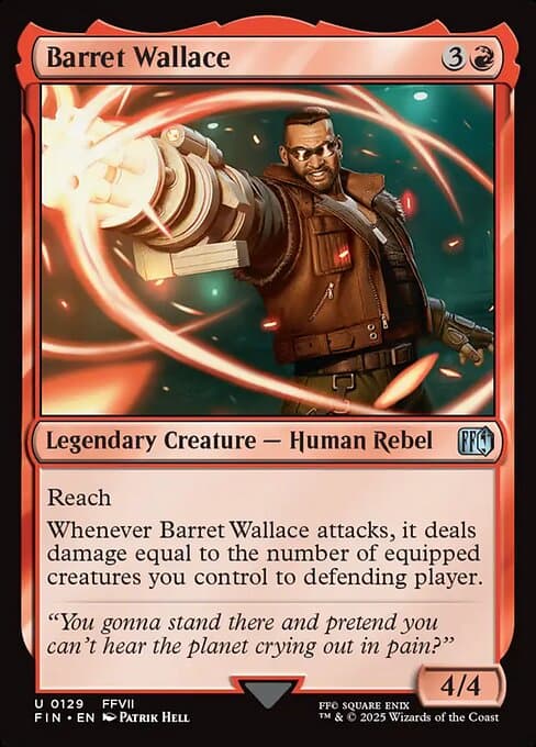 Barret Wallace from Final Fantasy (Uncommon)