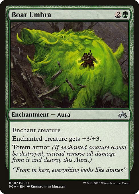 Boar Umbra from Planechase Anthology (Uncommon)