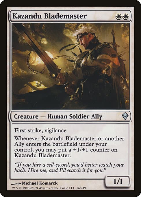 Kazandu Blademaster (Uncommon)