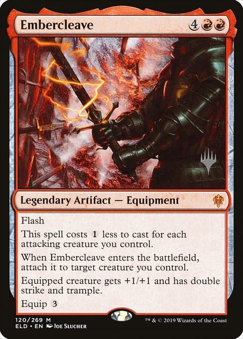 Embercleave from Throne of Eldraine Promos (Mythic)