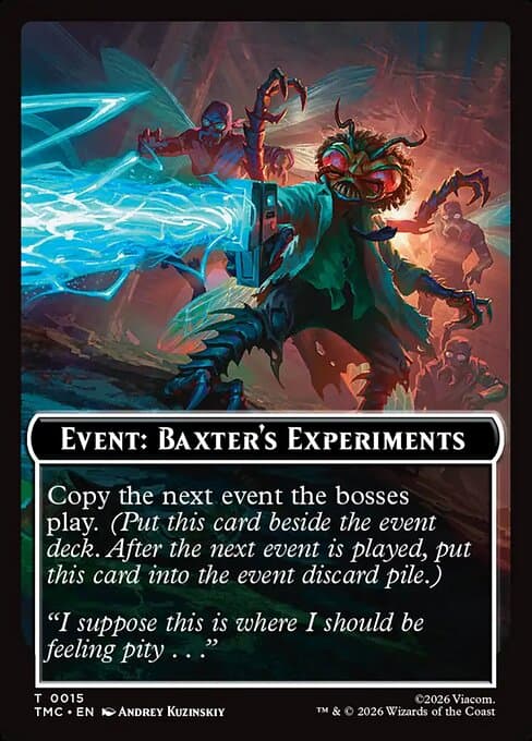 Event: Baxter's Experiments (Common)