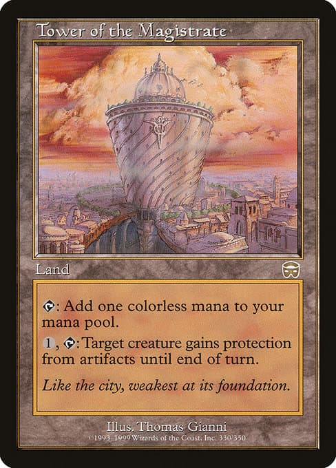 Tower of the Magistrate from Mercadian Masques (Rare)