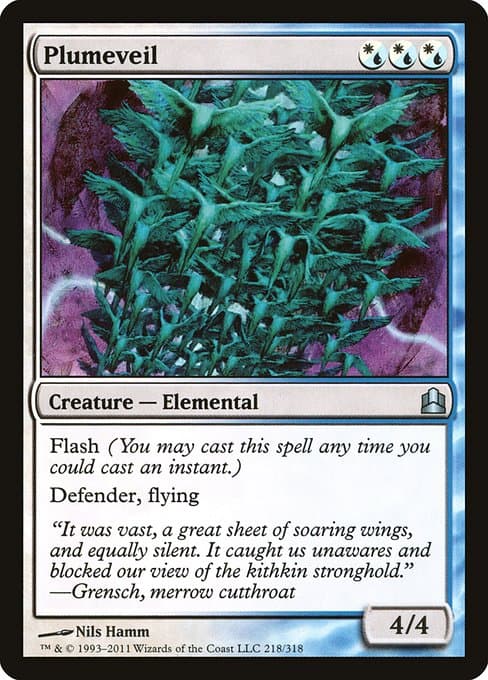 Plumeveil from Commander 2011 (Uncommon)