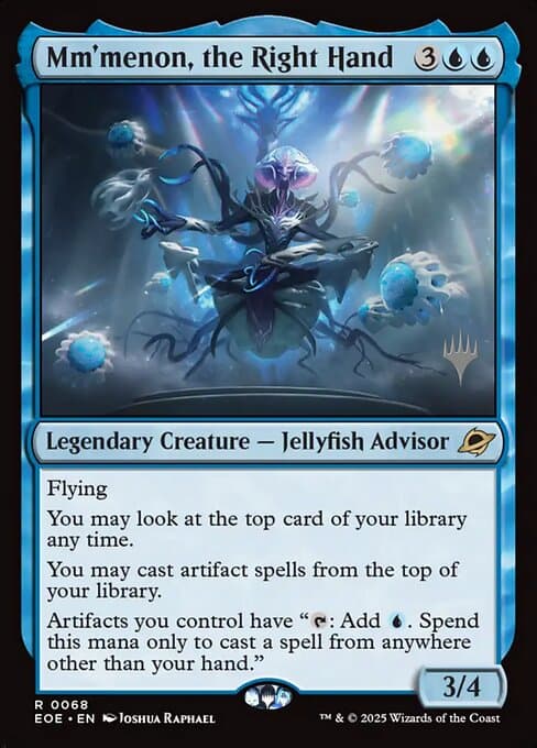 Mm'menon, the Right Hand from Edge of Eternities Promos (Rare)