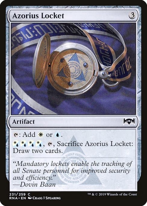 Azorius Locket from Ravnica Allegiance (Common)