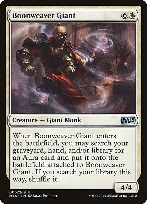 Boonweaver Giant from Magic 2015 (Uncommon)