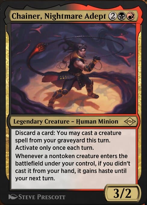 Chainer, Nightmare Adept from Jumpstart: Historic Horizons (Rare)