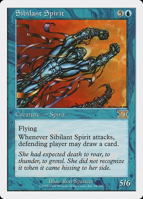 Sibilant Spirit from Classic Sixth Edition (Rare)