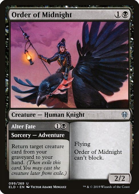 Order of Midnight // Alter Fate from Throne of Eldraine (Uncommon)