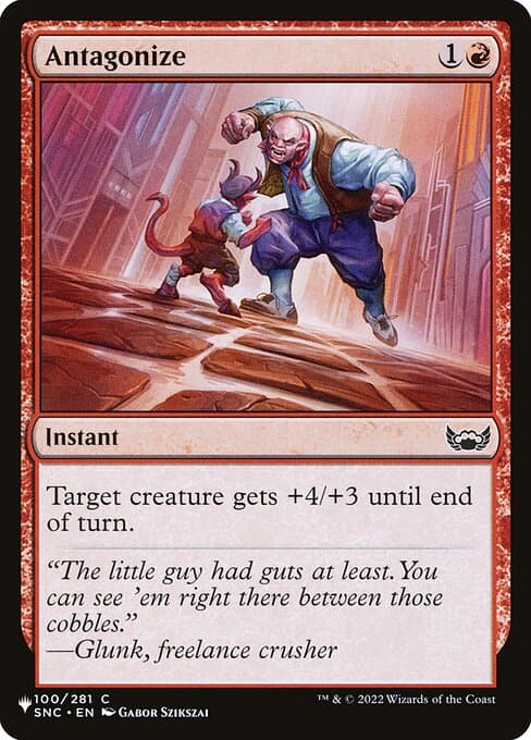 Antagonize from The List (Common)