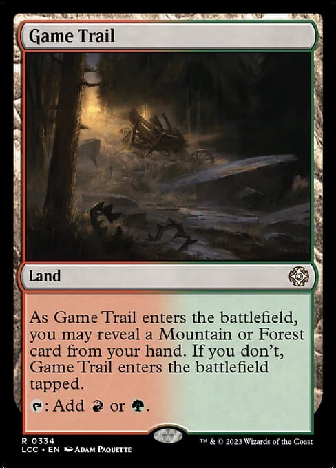 Game Trail from The Lost Caverns of Ixalan Commander (Rare)