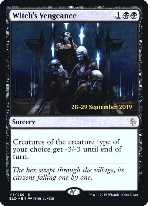 Witch's Vengeance from Throne of Eldraine Promos (Rare)