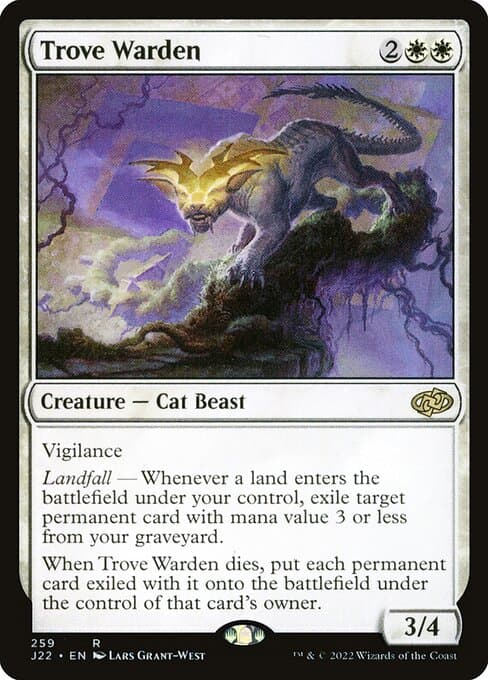 Trove Warden from Jumpstart 2022 (Rare)