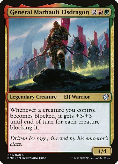 General Marhault Elsdragon from Dominaria United Commander (Uncommon)