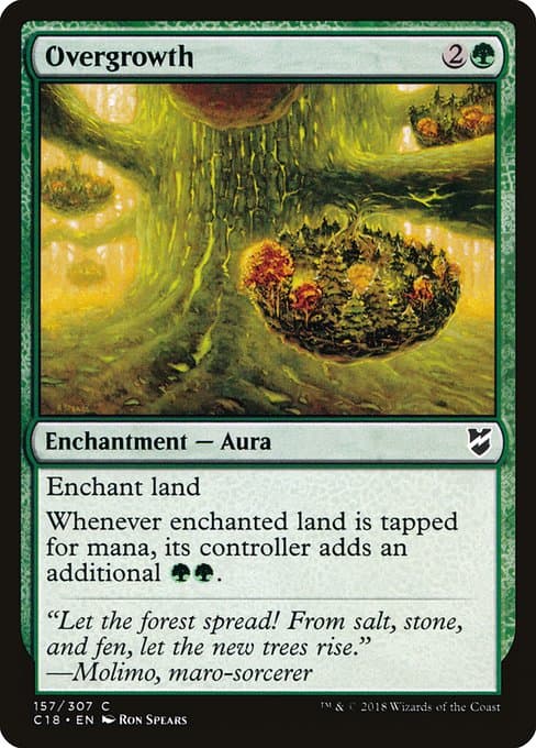 Overgrowth from Commander 2018 (Common)