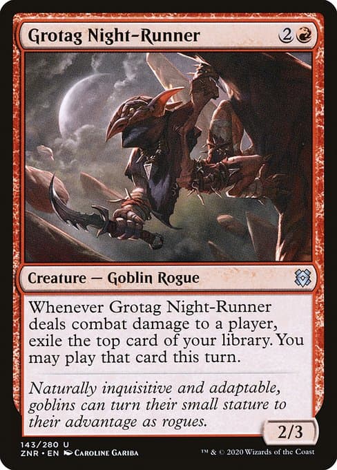 Grotag Night-Runner from Zendikar Rising (Uncommon)