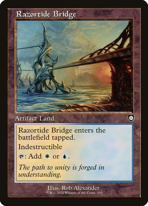 Razortide Bridge from The Brothers' War Commander (Common)