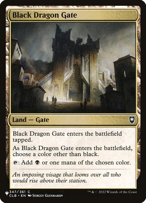 Black Dragon Gate from The List (Common)