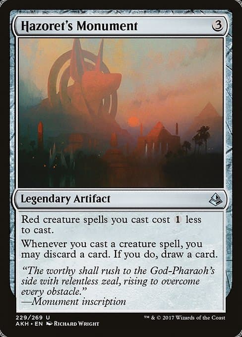 Hazoret's Monument from Amonkhet (Uncommon)