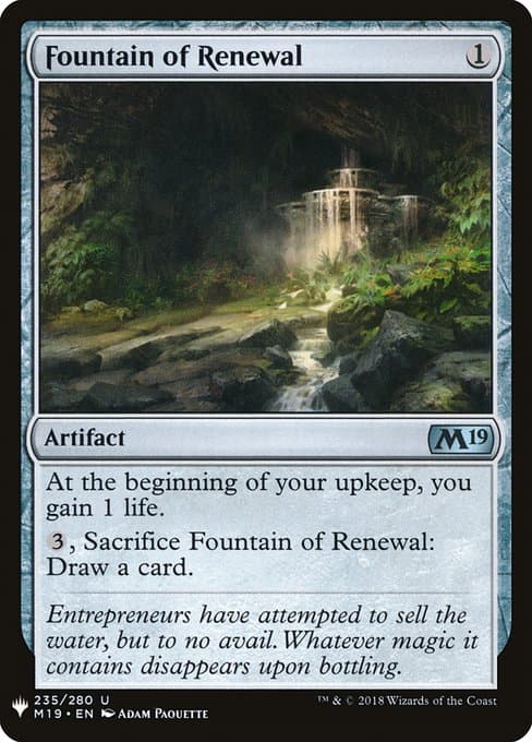 Fountain of Renewal from The List (Uncommon)