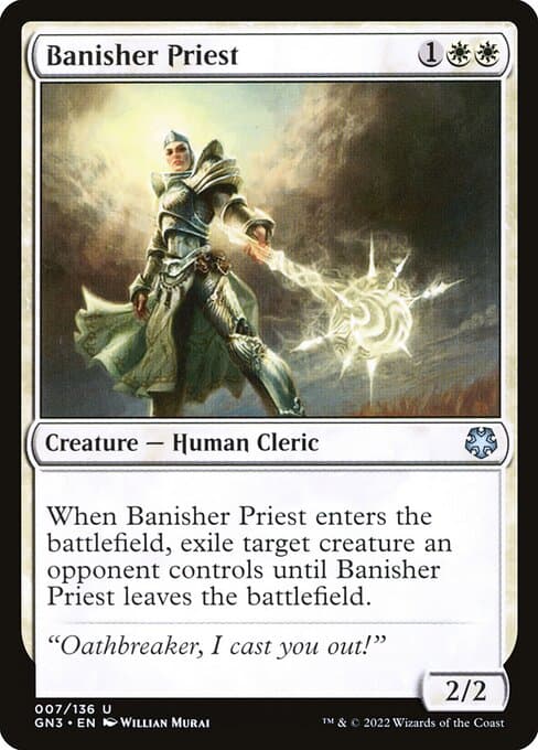 Banisher Priest from Game Night: Free-for-All (Uncommon)