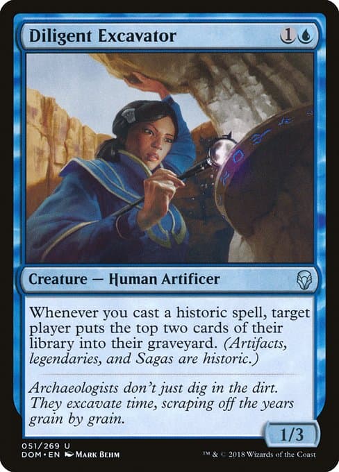 Diligent Excavator from Dominaria (Uncommon)