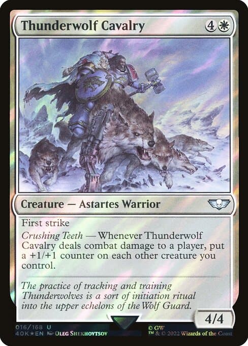 Thunderwolf Cavalry from Warhammer 40,000 Commander (Uncommon)