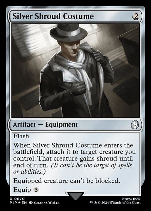 Silver Shroud Costume from Fallout (Uncommon)