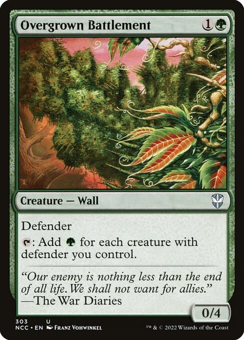 Overgrown Battlement from New Capenna Commander (Uncommon)