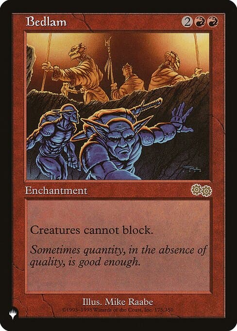 Bedlam from The List (Rare)