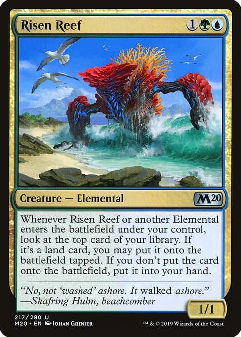 Risen Reef from Core Set 2020 (Uncommon)