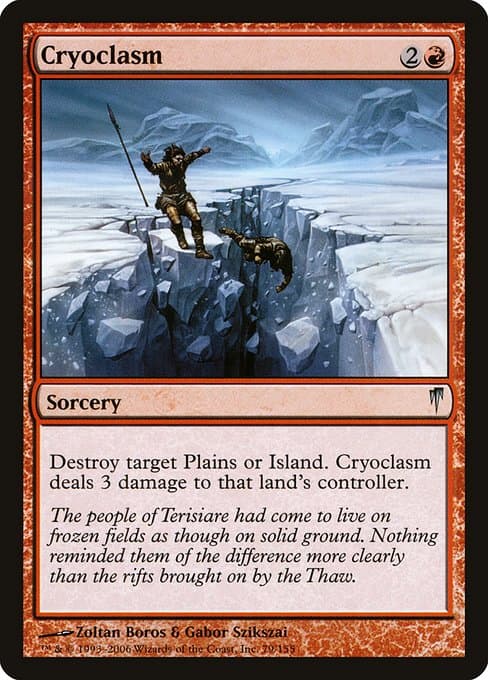 Cryoclasm from Coldsnap (Uncommon)