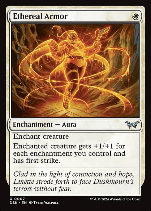 Ethereal Armor from Duskmourn: House of Horror (Uncommon)