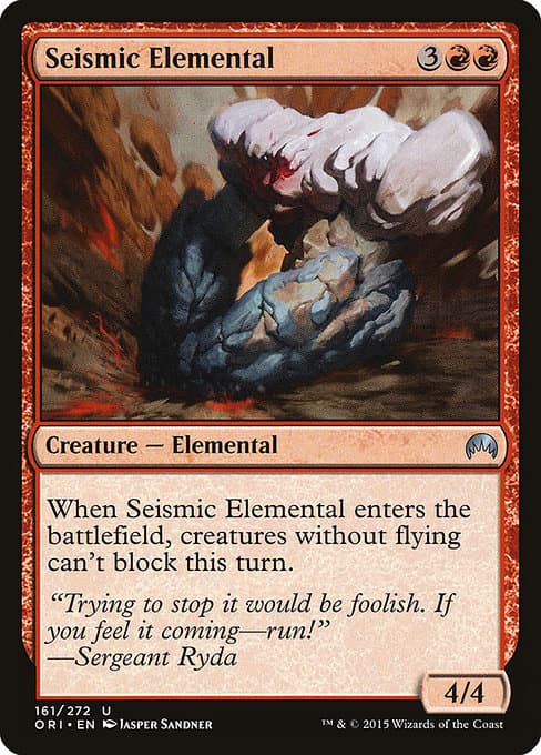 Seismic Elemental from Magic Origins (Uncommon)