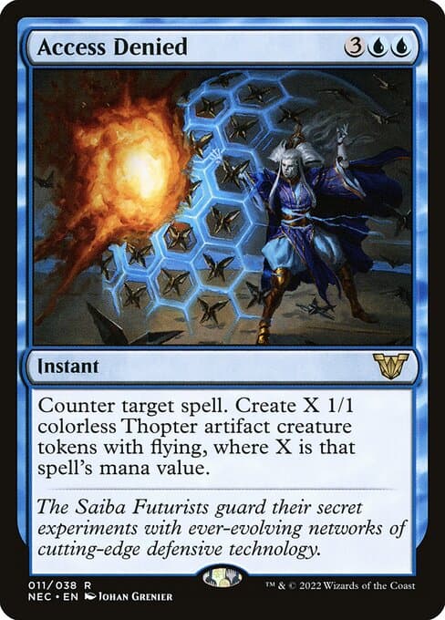 Access Denied from Neon Dynasty Commander (Rare)