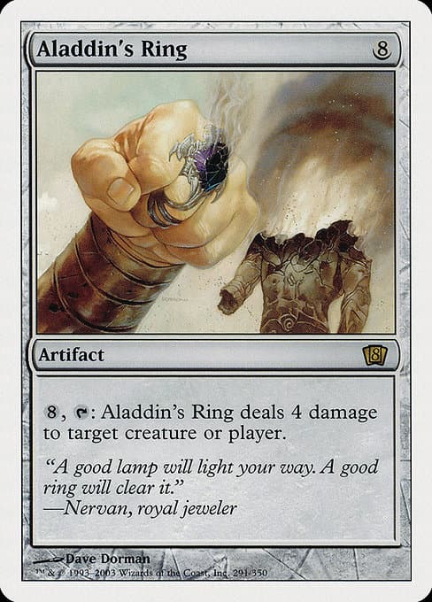 Aladdin's Ring from Eighth Edition (Rare)