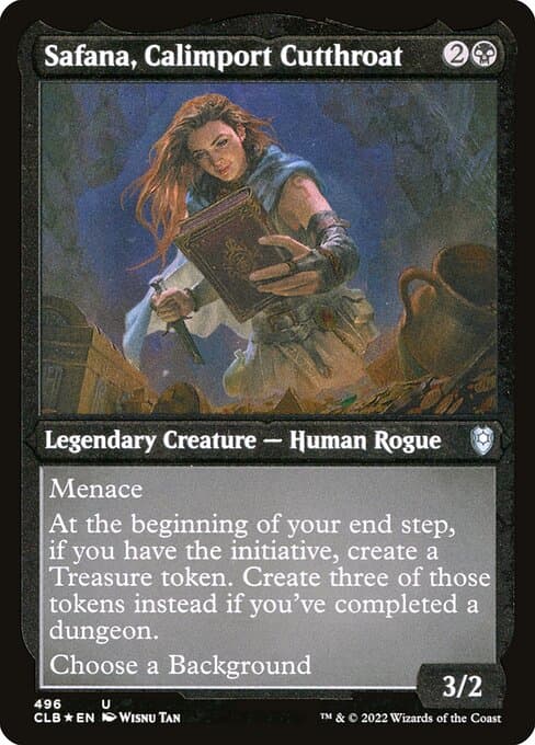Safana, Calimport Cutthroat from Commander Legends: Battle for Baldur's Gate (Uncommon)
