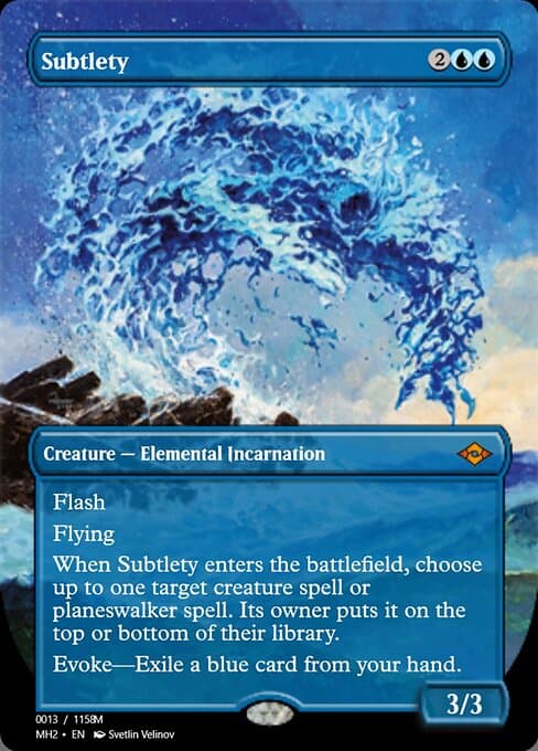 Subtlety from Magic Online Promos (Mythic)