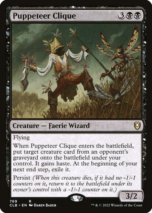 Puppeteer Clique from Commander Legends: Battle for Baldur's Gate (Rare)