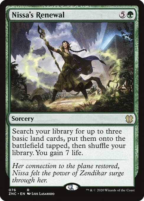 Nissa's Renewal from Zendikar Rising Commander (Rare)