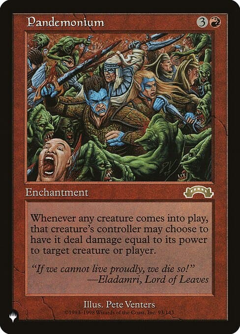Pandemonium from The List (Rare)