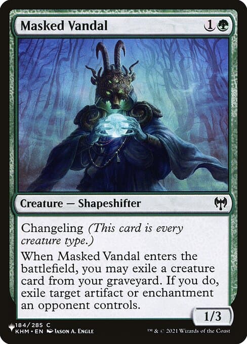 Masked Vandal from The List (Common)