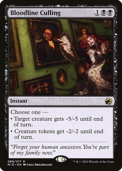 Bloodline Culling from Innistrad: Midnight Hunt (Rare)